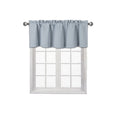 Blackout Thermal Valance Curtain for Kitchen Bathroom Bedroom - 54x18 Inch