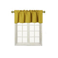Thermal Blackout Valance Curtain 54x18 Inches - Unlined Window Treatment