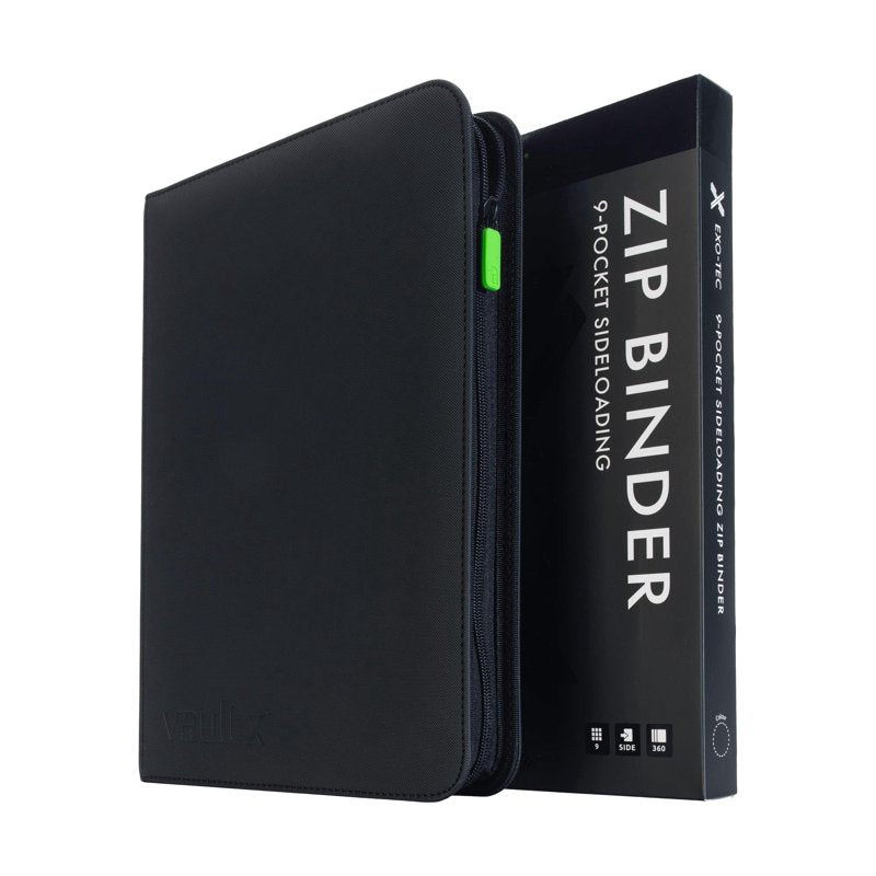 Vault X 9-Pocket Zip Binder for Trading Cards – Water-Resistant, Holds 360 Cards