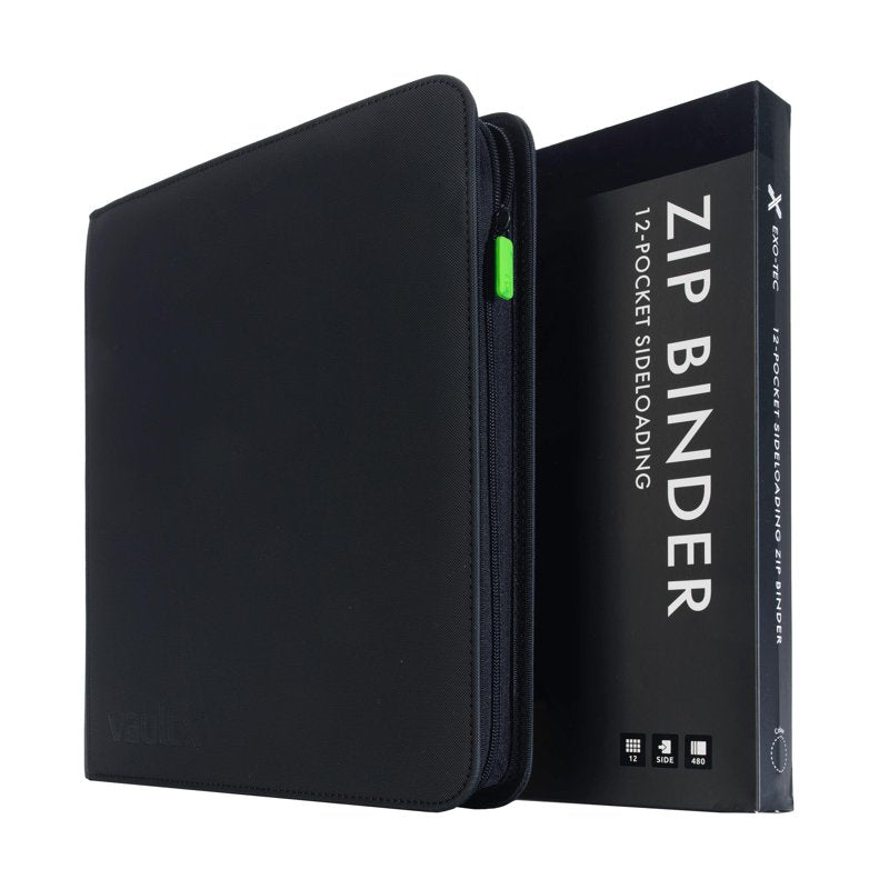 12-Pocket Trading Card Zip Binder - Holds 480 Cards, Premium Exo-Tec Material