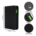 Zip Binder for Trading Cards, Card Organizer with Water-Resistant Cover