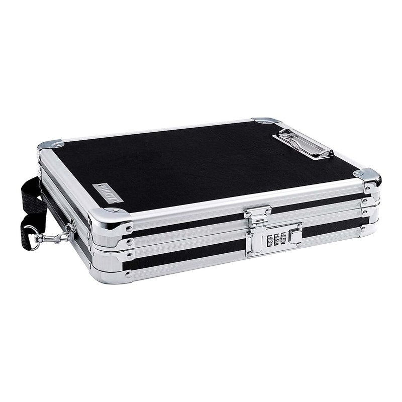 Vaultz Locking Storage Clipboard Black - Secure Document Organizer