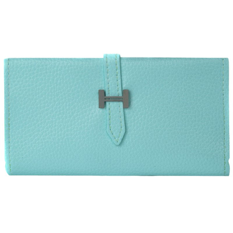 Vegan Leather Wallet with Belt Strap and Phone Compartment - Multiple Colors