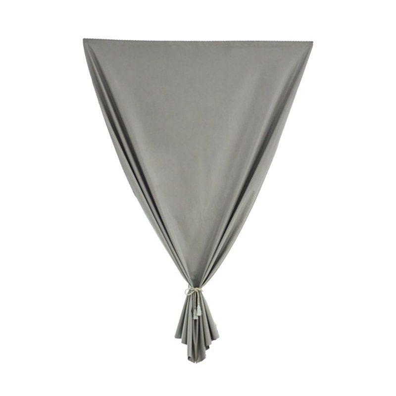 Velcro Style Blackout Window Curtains - No-Drill Sunshade for Bedroom & Living Room