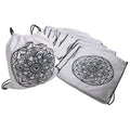 Cotton Mandala Backpack Set - Velvet Printed Art Drawstring Bags for Kids & Teens