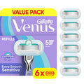 Venus Summer Surf Extra Smooth Sensitive Razor Blade Refills - 6 Count