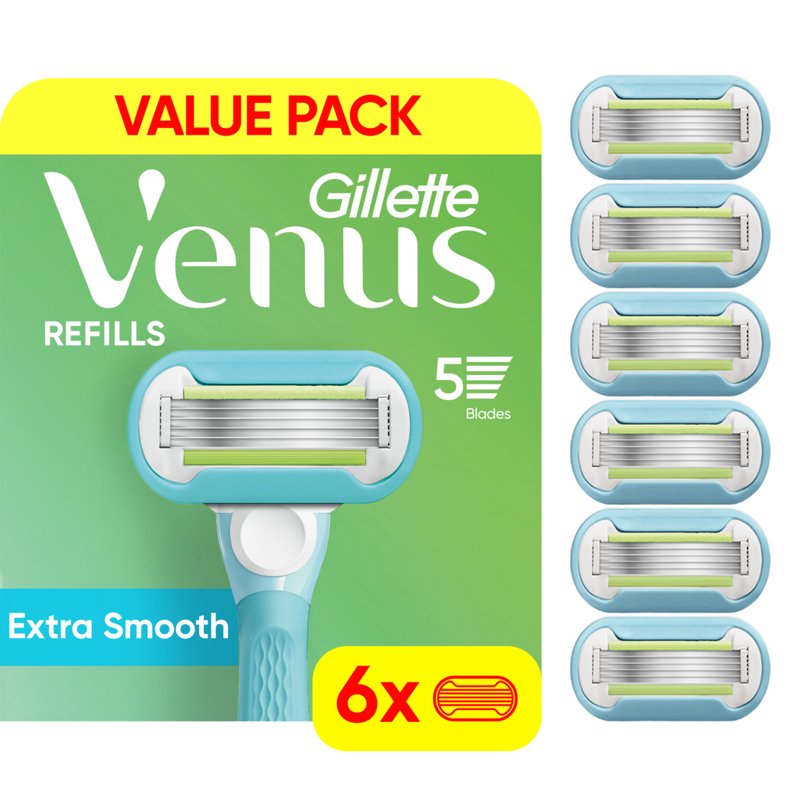 Women’s Razor Blade Refills - Extra Smooth, 5-Blade, Long-Lasting Shave
