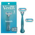 Women's Razor with 3 Blades & Refill Options - Quick & Smooth Shave
