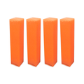 Football Pylons Set of 4 - Goal Line & End Zone Markers with Weighted Base