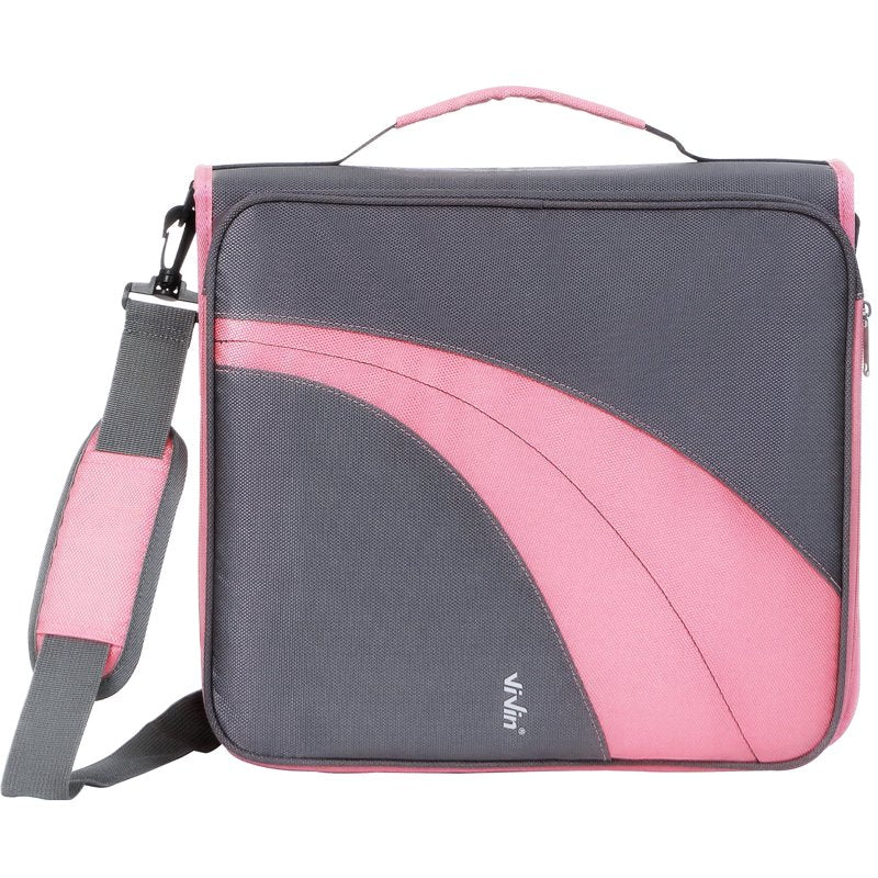 Zipper Binder 2 Inch O-Ring 450 Sheet Capacity Multiple Pockets Office Supplies
