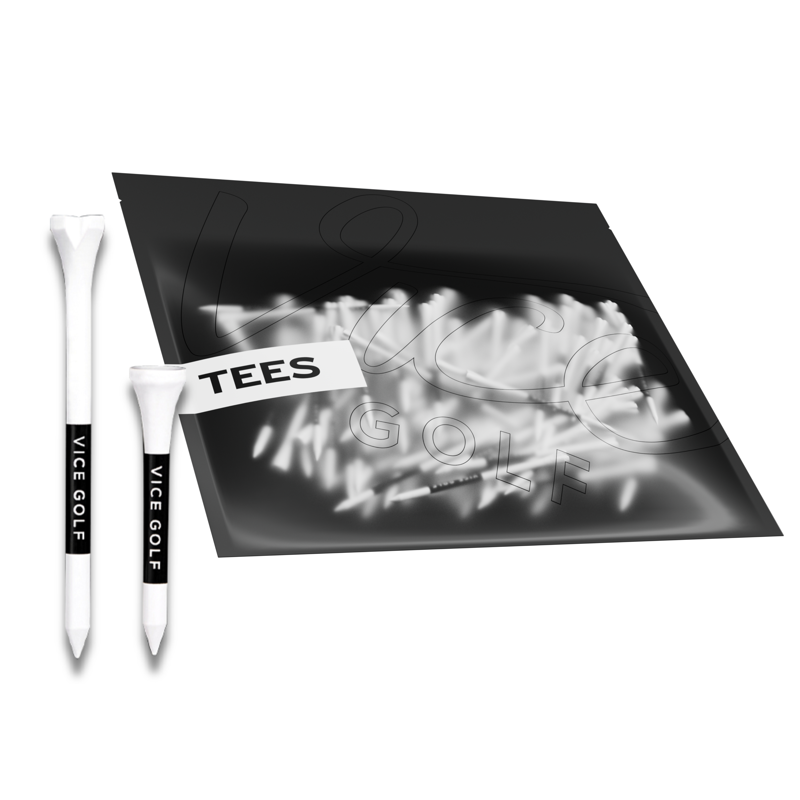 Golf Tees 75 Pack Eco-Friendly Bamboo Assorted Lengths - Max Distance & Precision