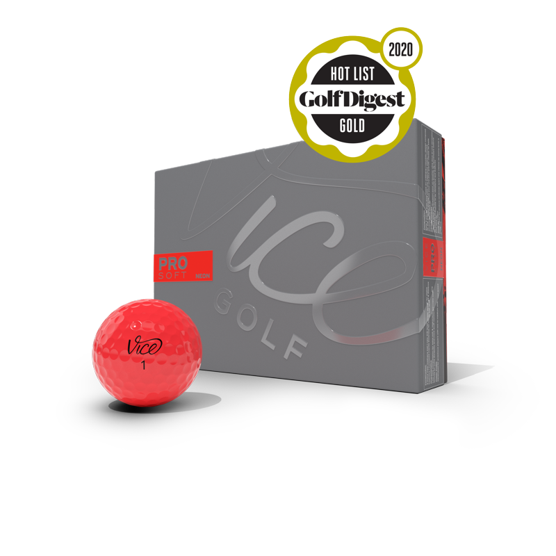 Pro Soft Golf Balls - High Spin, Extra Soft Feel for Medium & Low Swing Speeds