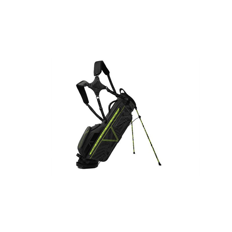 Vice Golf Smart Stand Bag Black/Neon Lime - Lightweight Carry Bag with Stand