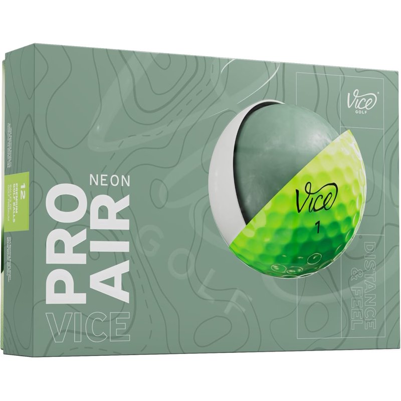 Vice Pro Air Golf Balls 2025 Lime 12 Pack – Lime Variation