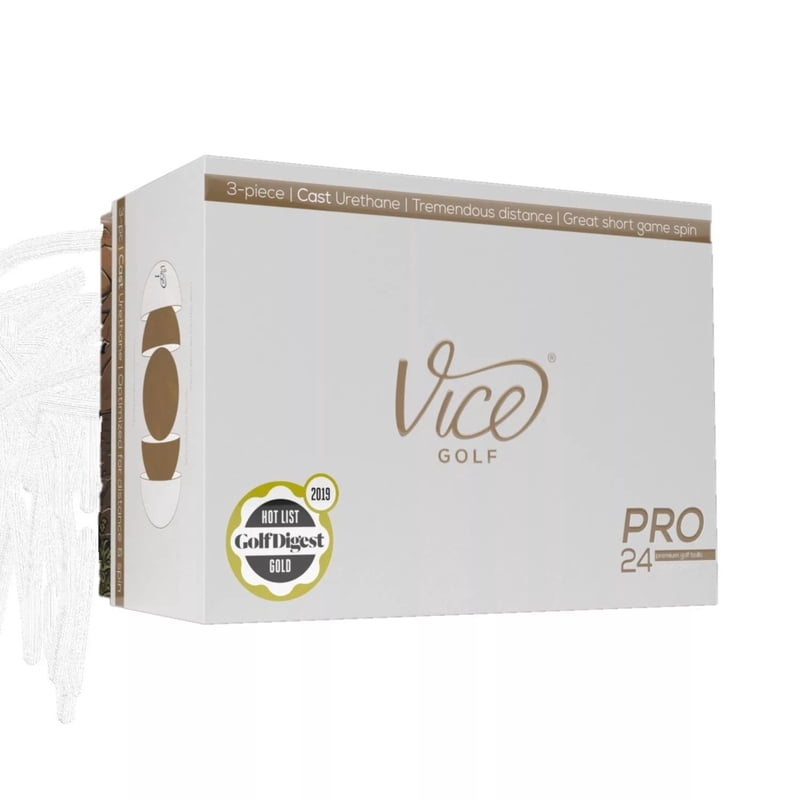 Vice Pro Golf Balls 24-Pack - White (Variation: White, Single)
