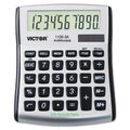 Compact Desktop Calculator with 10-Digit LCD, Solar/Battery Power
