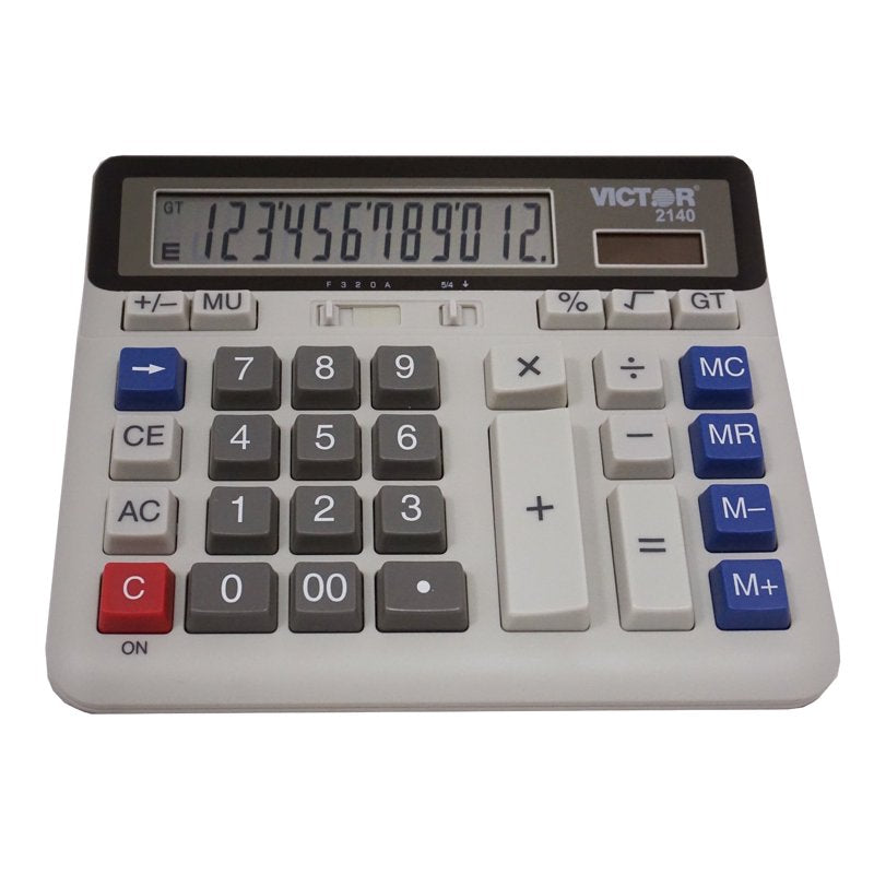 Desktop Business Calculator 12-Digit LCD Mark Up Functions for Office