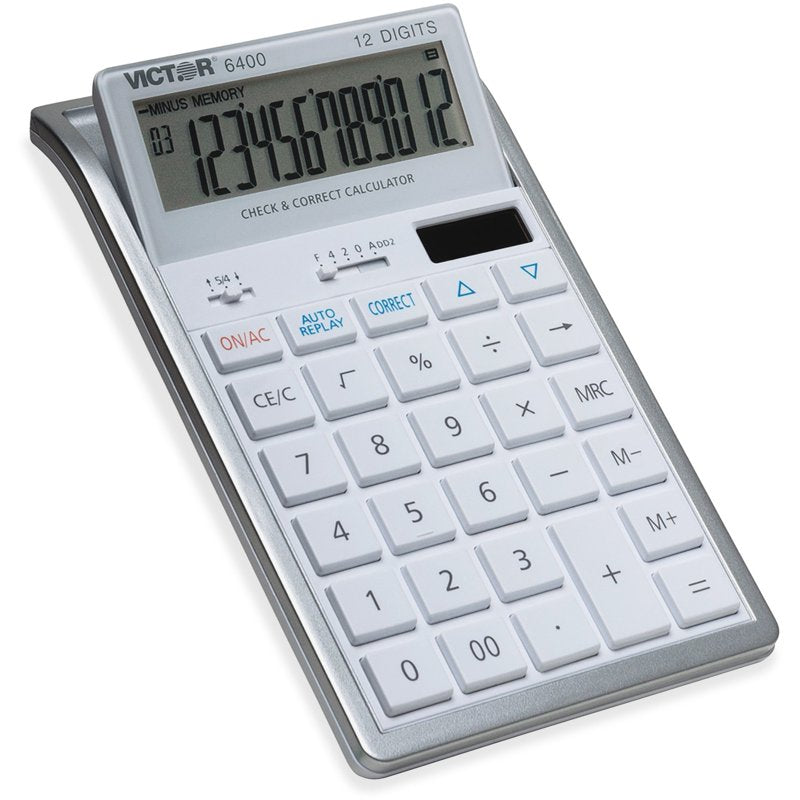 Check and Correct Desk Calculator 12-Digit Office Math Machine