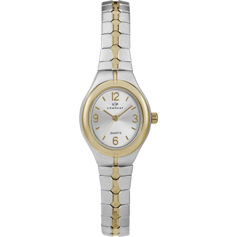 Women's Two-Tone Fashion Watch with 22mm Expansion Band - Timex