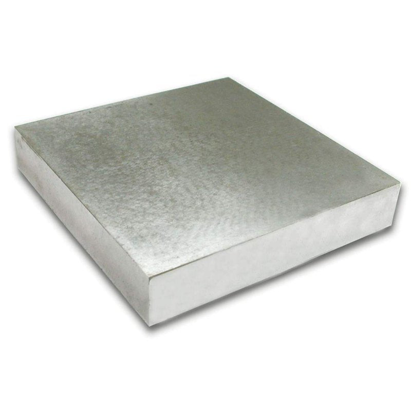 Jewelry Stamp Block - Solid Steel Anvil for Metalworking and Texturing - 4x4 Inches