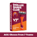 6-Blade Razor Starter Set with Diamond Grip Handle - Reusable Shaving Kit