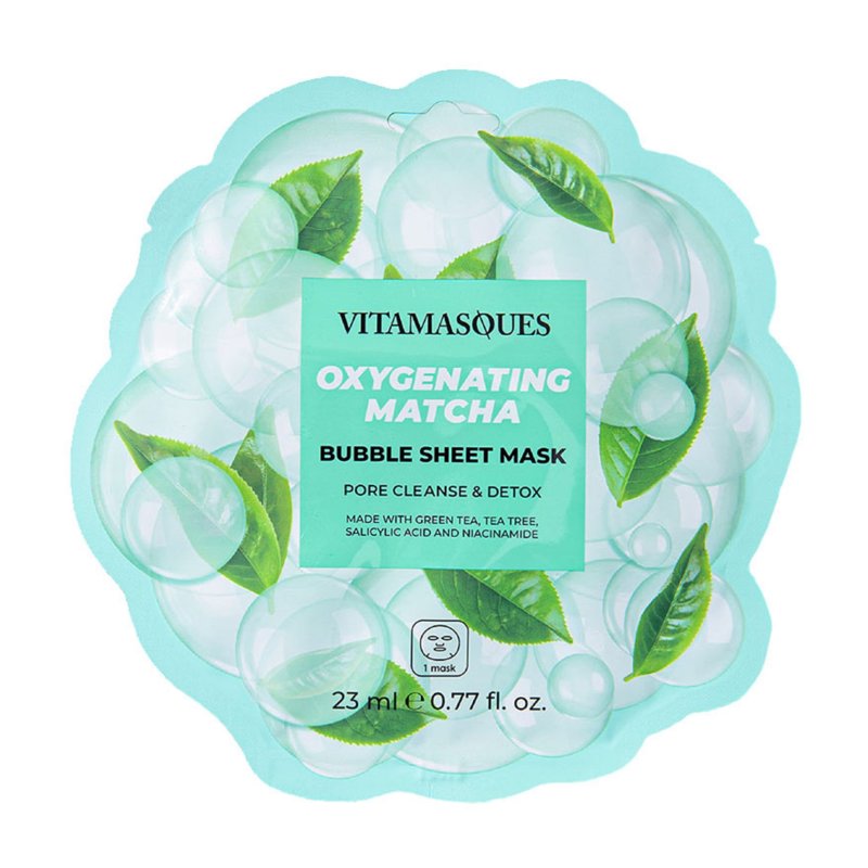 Oxygenating Matcha Green Tea Face Mask Pack - Detox & Deep Clean for All Skin Types