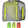 Vizari Arroyo Goalkeeper Jersey Grey/Yellow, Adult M – Padded Goalie Top for Men & Women