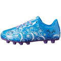 Vizari Frost Kids Soccer Cleats - 13.5 Blue Purple, Firm Ground Youth Shoes