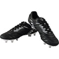 Vizari Men’s Valencia SG Soft Ground Soccer Cleats – Black White (Variation: Black White)