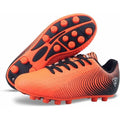 Vizari Stealth Firm Ground Kids Soccer Cleats - Orange/Black, Size 1