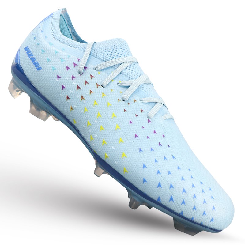 Vizari Tioga FG Soccer Cleats for Men and Women – Wide Fit, TPU Studs, Blue, Size 10