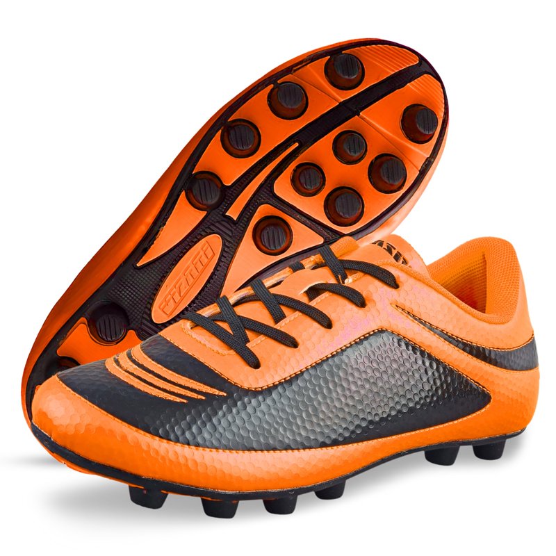 Vizari Kids Soccer Cleats Infinity Lightweight Durable Firm Ground Orange 9 Variation: 9, Orange Black