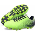 Vizari Stealth Kids Soccer Cleats Green/Black - Durable, Lightweight Firm Ground Shoes