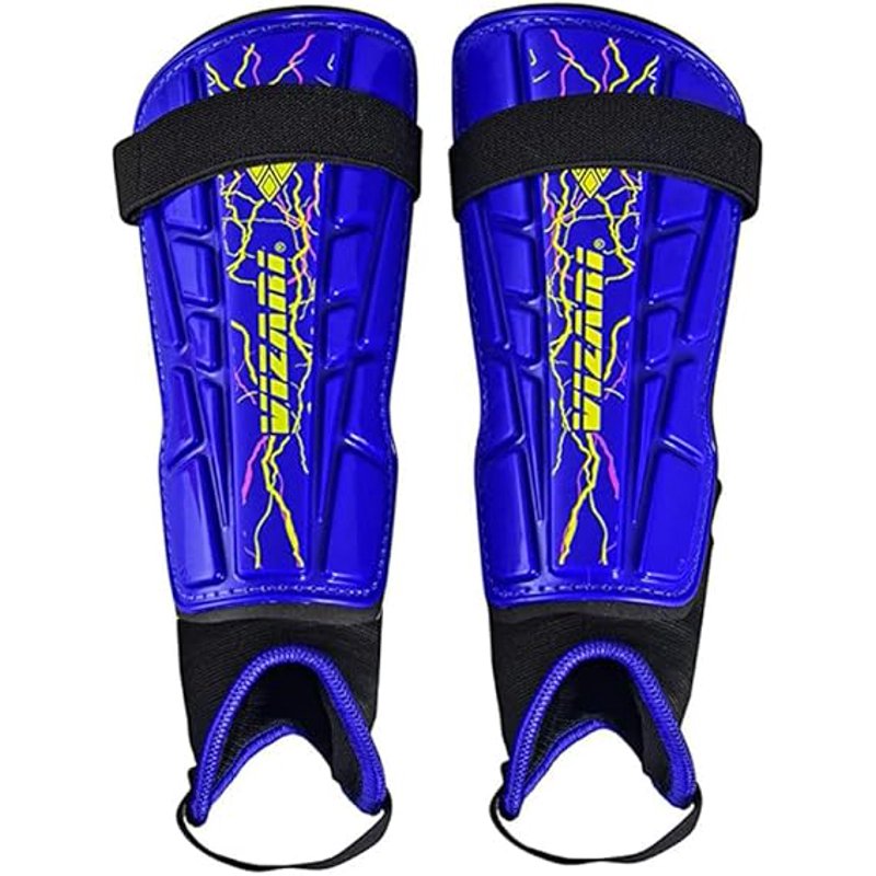 Vizari Zodiac Kids Soccer Shin Guards with Ankle Protection - Royal Blue, Large (L)