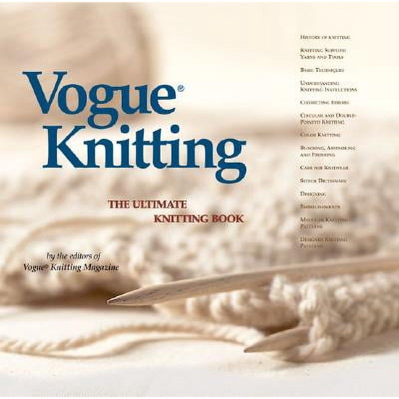Knitting Book Hardcover - Comprehensive Guide with Patterns and Techniques