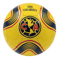 Voit Club America S100 Size 5 Soccer Ball – Yellow PVC, 360g, Recreational