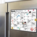 Monthly Wall Calendar 16.8 x 11.8 Inches Black - 12 Months Organizer