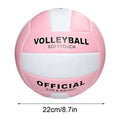 Soft Volleyball for Beach and Indoor Play - Official Size 5 with Pump - Pink