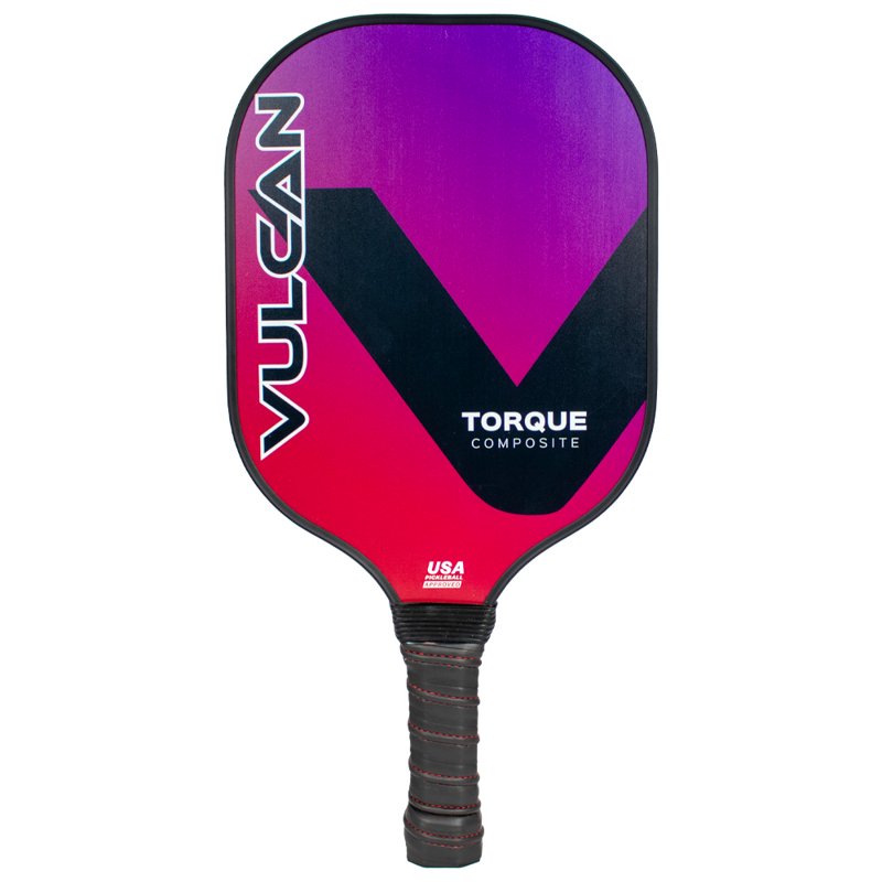 Vulcan Torque Composite Pickleball Paddle - Red/Blue, Single Variation