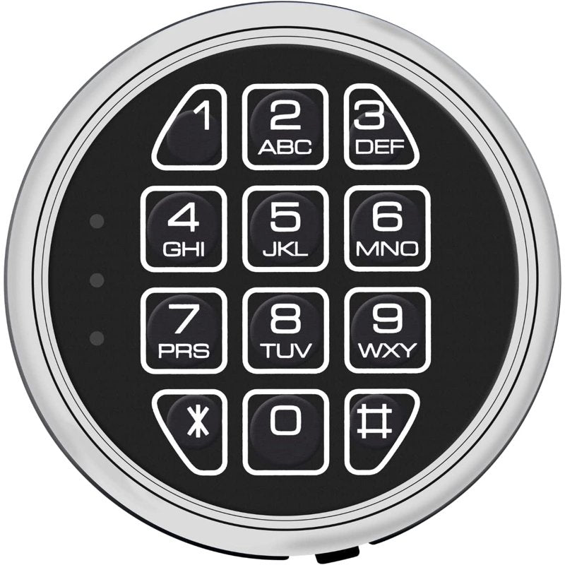 Gun Safe Lock Replacement with Digital Solenoid Lock & Chrome Keypad