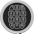 Gun Safe Lock Replacement with Digital Solenoid Lock & Chrome Keypad