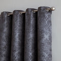 Blackout Curtains with Embossed Damask Pattern - Thermal Room Darkening Drapes for Home