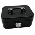 Portable Fireproof Metal Safe Box with Key Lock for Documents & Valuables