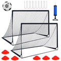 Vipuse 4x3ft Portable Soccer Goals – 2-Pack with Black Variation for Kids & Youth