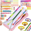 Friendship Bracelet Making Kit for Girls Ages 8-12 Pink Craft Set