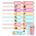 Waterproof Food & Bottle Labels Set for Food Containers, Baby & Pet Use