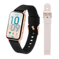 Smartwatch with 1.45 Inch Touch Screen and Interchangeable Silicone Bands