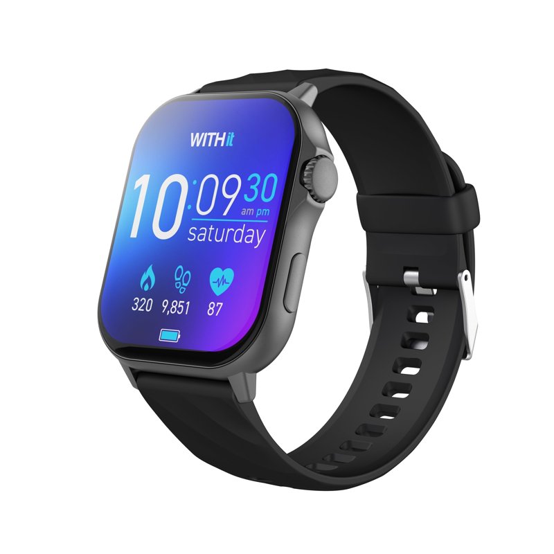 Smartwatch with AMOLED Touchscreen Display Heart Rate & Fitness Tracking