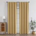 Blackout Curtain Panels - Thermal Insulated Energy Saving Window Drapes