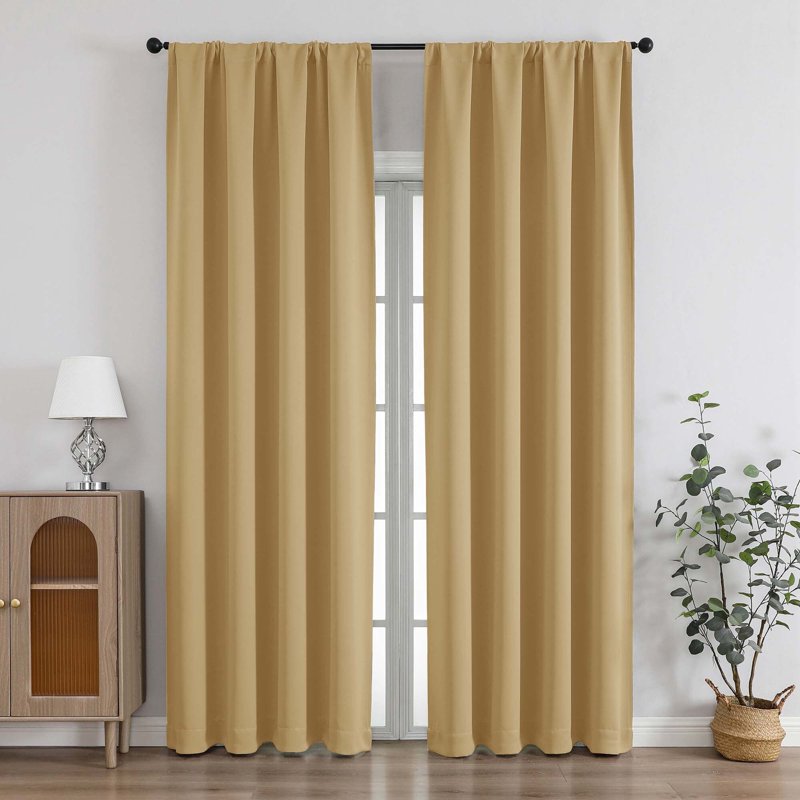 Blackout Curtain Panels - Thermal Insulated Energy Saving Window Drapes